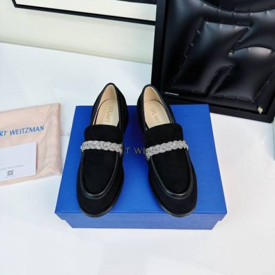 Stuart Weitzman SW PALMER PENDANT LOAFER乐福鞋 进口羊京混种羊内里 原版开模大底 码数35-39 34 40订做