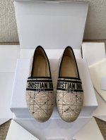 官网同步盒包装 早春款 25ss Dior Granville 穆勒渔夫鞋，3D万针刺绣工艺，最强的渠道，专贵无差！Dior Granville 渔夫鞋 采用标