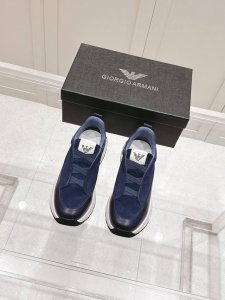 顶级版本 男款 emporio Armani阿玛尼 Ea7 休闲 运动鞋 原版购入开发 做货 此款 Ea7 休闲运动鞋在鞋侧面采用压花大鹰标Logo 予以品牌感