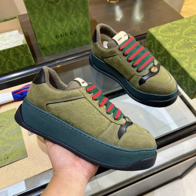 顶级版本原版购入开发做货，品质100 99.99免检.淡季跑量价 这款运动鞋采用gg帆布材质。紫色皮革细节以鲜明对比为单品增加深度，细节更显丰满 ！ 面料：原版