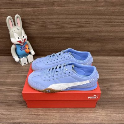 顶级版本puma Bella Ut 时尚百搭舒适薄底鞋 防滑耐磨 低帮 生活休闲鞋男女同款蓝白色。 货号: 402186-02 包装:全套得物配件加固飞机盒包装