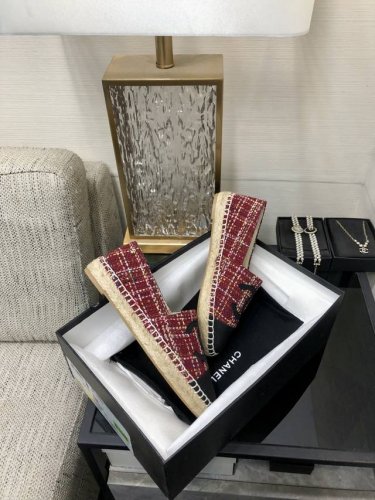出厂价 顶级 品质2025渔夫鞋 小香风布料 小羊皮内里 垫脚 手工编织麻绳橡胶大底 SIZE：35-41 40 41定做不退换 原版包装配套