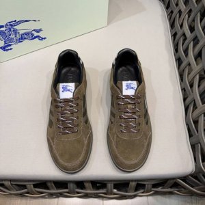 burberry 顶级 Size:38-44 45.46定做 Burberry巴宝莉官网同步男士经典低帮运动鞋｜采用原版头层牛皮制作｜装饰焕新的品牌徽标｜头层牛