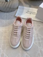 出厂价 顶级版本 Alexander McQUEE*新款拉厚底小白鞋 情侣款顶级品质！ 鞋面原版小牛皮 内里顶级混种羊皮 垫脚牛皮 原版开模大底 女款35-39