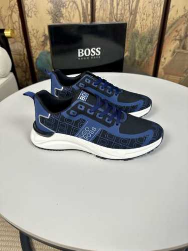 工厂p价 Boss 最新休闲男鞋，欢迎1:1对比，爆单款Boss香港专柜休闲鞋，专柜品质，支持验货，优质做工，鞋面采用意大利进口飞织面料，透气羊皮内里，原版时尚
