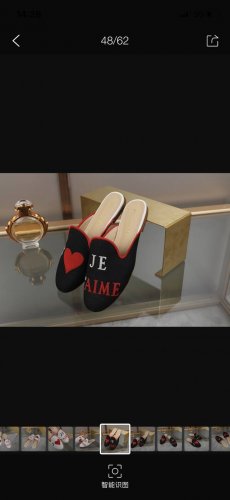 Dior.Je系列甜心j.Aime图案平底半拖鞋 时尚t台走秀款.官网主推款 七夕.小红书推荐款.采用原版一致帆布面以立体绣花字母图案个性俏皮.原版一致包装。