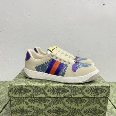 橙子出厂价p 跑量主推款 Gucci 古驰小脏鞋系列 经典原型复古百搭做旧老爹板鞋 复古学院风 怀旧版 原装意大利进口 全套包装 广东代工出品 原档原标原盒 随