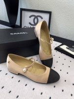 Chanel新款玛丽珍单鞋 夏秋季小香必备单品 优雅名缓气质 超级耐看百搭 进口羊皮 绸缎鞋面 羊皮内里垫脚 意大利真皮大底 Size:35-39 40 41订