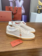 实价： 代购级，高版本 意大利 Loro Piana 诺悠翩雅Tennis Walk系列 Lp情侣款德训鞋 休闲 运动鞋 板鞋 原版购入开发 做货 这款新款绒面