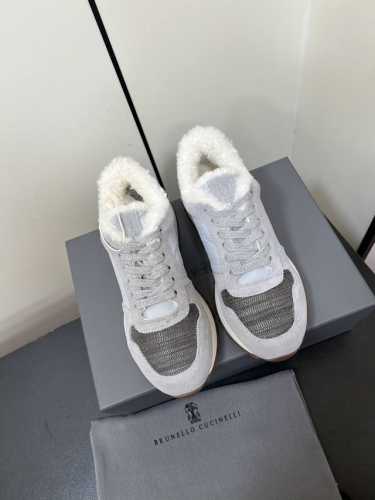 Brunello Cucinelli 新款BC经典休闲鞋运动鞋系列单鞋 BC是意大利知名品牌，极简主义风格，复古又高级！简约又大气，属于非常耐看的款式！高级百搭