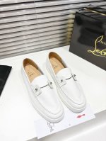 乐福串珠款白色皮 顶级版定制 2025 无论是楦型、面料、钻、钉、内里、大底、都尽可能的接近Zp 鞋底原厂特供原版底 内里进口水染牛皮 私人定制时间3-7天左右