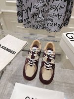 出厂 新品来袭 GANNI 杨幂同款 拼色复古德训鞋休闲运动鞋 原版购入开发 做货 丹麦知名品牌ganni 复古拼色德训运动鞋 整体鞋面为颗粒感十足的帆布材质，