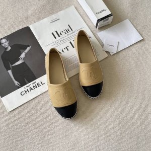 橙子出厂价p chanel 香奈儿经典款 草编渔夫鞋 一脚蹬乐福鞋 码数 34-42