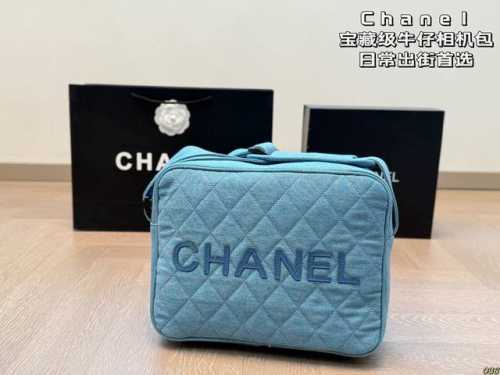 Chanel香奈儿 宝藏级牛仔包相机包 对版细节日常出街首选 尺寸29 22