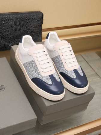 工厂 Brunello Cucinelli 新款男鞋出货 此品牌是来自意大利的顶级奢侈品牌，被誉为低调奢华的 “山羊绒之王” 鞋面采用原版透气飞织面料，设计出一 - 点击图像关闭