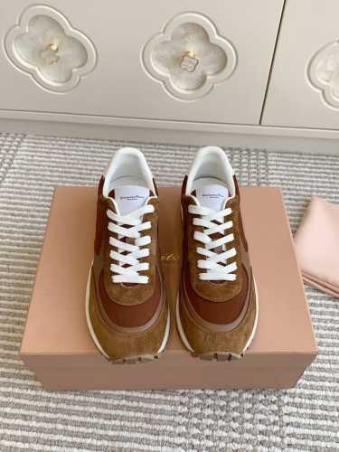 Gianvito Rossi* 吉安维托 罗西2025 ｜早春新品阿甘鞋 休闲运动鞋 德训鞋 属于非常耐看的款式～ 新款经典休闲鞋运动鞋系列单鞋 极简主义风格复