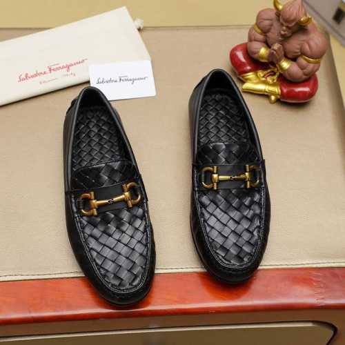工厂p价 Ferragamo 菲拉格慕 爆款时尚休闲套脚鞋官网专柜1:1制作，原版开模好质量看得见，进口高端头层小牛皮，奢华猪皮内里纹路很清优质防水防滑耐磨大底
