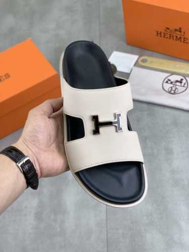 工厂p价p 实价 Hermes 高端品质 新款爱马仕拖鞋 面料进口小牛皮 耐磨防滑橡胶大底 时尚大气 码数 39-44 38 45 46 订做