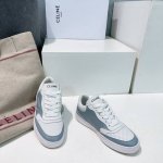 高品质出厂女 ！男 ！顶级品质 情侣款CELINE赛琳2025春夏新品情侣款凯旋门徽标系带休闲鞋小白鞋滑板鞋！简单舒服，干净利落，增高显腿细，无论是单穿还是搭配