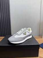 工厂p价 prada普拉达 官网同步新款 高品质出货爆款热卖 原版牛皮冲孔+牛皮内里 11复刻 原厂原版底 38-45 男38.45定做不退换