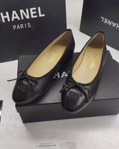 p直销 女鞋 女装 Chanel香奈儿 ，芭蕾舞鞋 时尚单品 永恒的经典保持高雅.精美的风格 明星 网红上脚随处可见 奢华 永不褪去的流行原版复制，鞋面；进口混