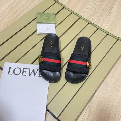 橙子出厂价p gucci 古驰春夏新款 沙滩拖鞋 一字拖 休闲凉拖 情侣款 码数 36-45