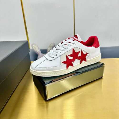 出厂价Pp P350 男+50 顶级版本：情侣款 Amiri 埃米尔 最新The Pacific 系列 情侣款 骨头 星星 休闲 运动鞋 滑板鞋 Amiri的P