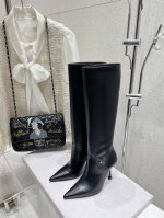 短靴 长靴 高版本 Jimmy choo 新款jc尖头高跟短靴 长靴 鞋面原版开边珠牛皮 内里垫脚牛皮 意大利真皮大底 跟高5cm 9cm 码数35-39 40