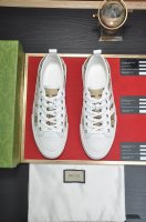 出厂价 Gucci 古奇 官网1:1运动男鞋火爆上市，采用原版布料+水染羊皮内里，再加官网原版1:1舒适大底。时尚百搭，着脚超舒适、透气。标准鞋码38 45 4