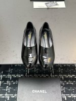 P380 Chanel 25C新款乐福鞋 矮子乐！代购品质，要高货的闭眼入。 鞋面牛漆皮 内里羊皮 真皮大底 Size:35-39 40 41订