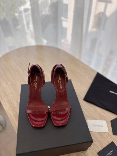 高版本出厂 Saint Lauren* 圣罗兰Ysl 经典高跟鞋凉鞋 唯有Ysl最懂女人心，不接受反驳，超级无敌女人味神器，女人必备 Z品全身定制、自家开模五金