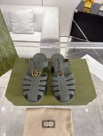 跑量款 情侣款Gucci 25Ss 春夏最新款 双G果冻半拖凉鞋 专柜购买原版 正品一比一开发 所有细节 材料 全部跟你在专柜买到的都一样 欢迎细节对比 码数: