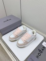 出厂女 高版本 Hogan 复古运动系列；情侣款老爹鞋，跑鞋，网球鞋，运动鞋 运动，时尚，轻便，透气，当季官宣推荐款，网红播主也在穿它，小红书种草款 老爹鞋拼接