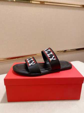 出厂价 Bally~巴利最新潮流凉拖上市 官网同款 专柜品质精选头层小牛皮配巴利原版织带 休闲百搭款 做工精细 用料上层 现货鞋码38到44 - 点击图像关闭