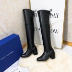 STUART WEITZMAN SW高版本八个跟高有绒里 经典后系带麂绒弹力靴长靴系列、刘涛、小辣椒 、杨幂、唐嫣。等众多明星网红同款！ 材质细节 整只鞋都采用