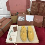 莞厂 代购级别 Loro piana* Fw24经典乐福鞋休闲鞋 诺悠翩雅Lp奢华品牌 低调富人的不二选择！ 简约高级 低调奢华 随性好穿，舒适度满分 鞋面：原