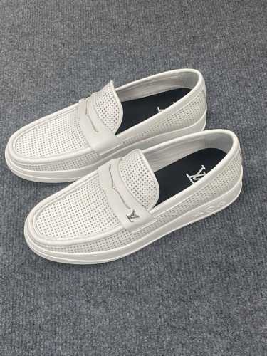 L家 顶级 Size:39-44 38.45.46.47定制 路易威登全高端精品牛皮内里2025Lv最新真皮商务鞋官网同步上市，意大利进口 头层牛皮一比一重金打