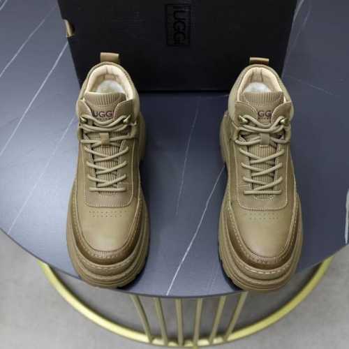 澳洲进口加厚羊毛 品牌：UGG正品代购 尺码：39 44 等级： 官网1:1 材料： 头层真皮防水防冻鞋面 真毛内里 原版防滑 柔软 耐磨大底 款式类别：男士休