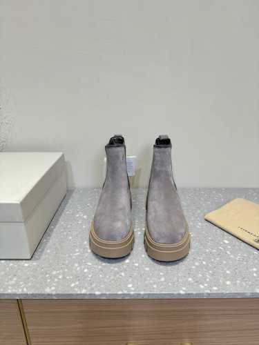 短靴 Brunello Cucineli ss24 new arrival 秋冬新款 弹力一脚蹬 中筒靴 上脚帅气舒适 秋冬一定要有一双Bc的战靴 BC家的品牌