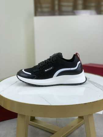 工厂价 顶级版本 原单 Bally 巴利秋季新款休闲飞织运动鞋 原版购入开发 做货 巴利家男士经典系列 科技透气面料搭配牛皮 休闲运动鞋 休闲之履运动老爹鞋结合 - 点击图像关闭