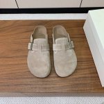 Brunell* Cucinell* 男款半包拖鞋 材质 进口环保牛绒 橡胶大底 码数 38-45 38 45定制不退换 批