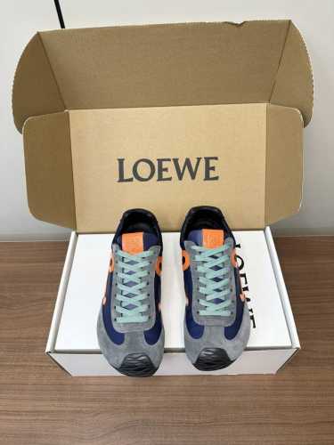 顶级版本 配飞机盒 Loewe 25Ss早春阿甘鞋 德训鞋 运动鞋 情侣款 扣件+10 罗意威拼色运动鞋！极简风格真的做到极致、实在太百搭！随便穿搭就可以很高级