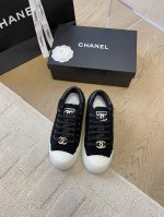 Chanel 新品饼干大头鞋高低帮 顶级版本！对版尼龙毛织面料 原版一致耐磨发泡底 码数：35-41 定制不退不换