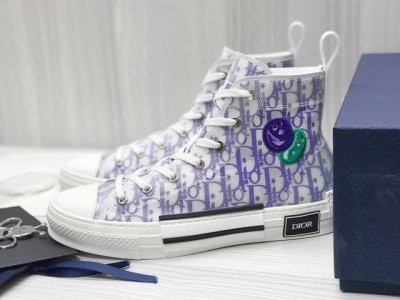 冲量价: 官网最新配色 dior Oblique 图案 B23高低帮休闲运动鞋 size 35 36 37 38 39 40 41 42 43 44 46
