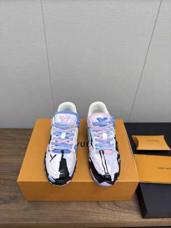 订制款！！不退换 手绘涂鸦 手工订制 Louis*Vuitto* LV Traine 走秀款 滑板鞋系列 - 点击图像关闭