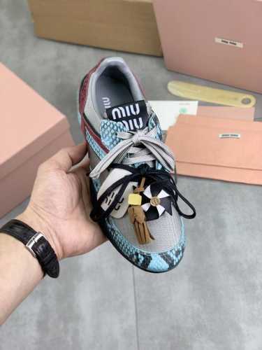 工厂P价P 实价 缪缪Miumiu 2025Vs春夏新款休闲鞋系列 主打最新款 休闲鞋硬货上新 代购级别！高级感十足！国内外博主刷爆的一款，复古又时髦 上脚美炸