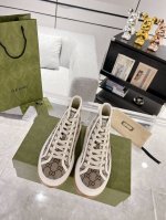 gucci 23Ss 1977休闲厚底帆布鞋 原版顶级货 细节无敌 底5Cm 码数:35-40