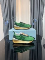 出厂 高版本，颜色齐全 Lanvin 浪凡情侣款男码女码春夏最新颜色，复古休闲慢跑鞋，原版开发，套楦工艺。 面料：尼龙+牛皮， 垫脚：牛皮 码数： 尺码：35-