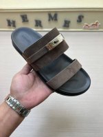 Hermes爱马仕 官网最新专柜同步新款Oran真皮面H拖鞋 巴黎原版飞回正品开模完美打造最高品质 诚意巨献，可随意进出专柜鞋面采用原版定制牛皮。多色可选。进口