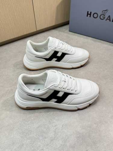 Hogan 霍根 -高端品质 原单休闲运动鞋 -鞋面：纳帕小牛皮、鞋身车缝H图腾 -内里：品牌帆布，垫脚；压印3D品牌包棉帆布 -大底：原版Tpu发泡.橡胶;